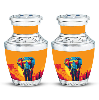 Elephant Theme 3 Inch Keepsake Pack of 2