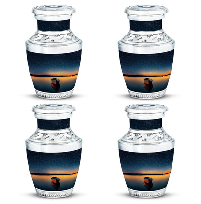 Boat Theme 3 Inch Keepsake Pack of 4