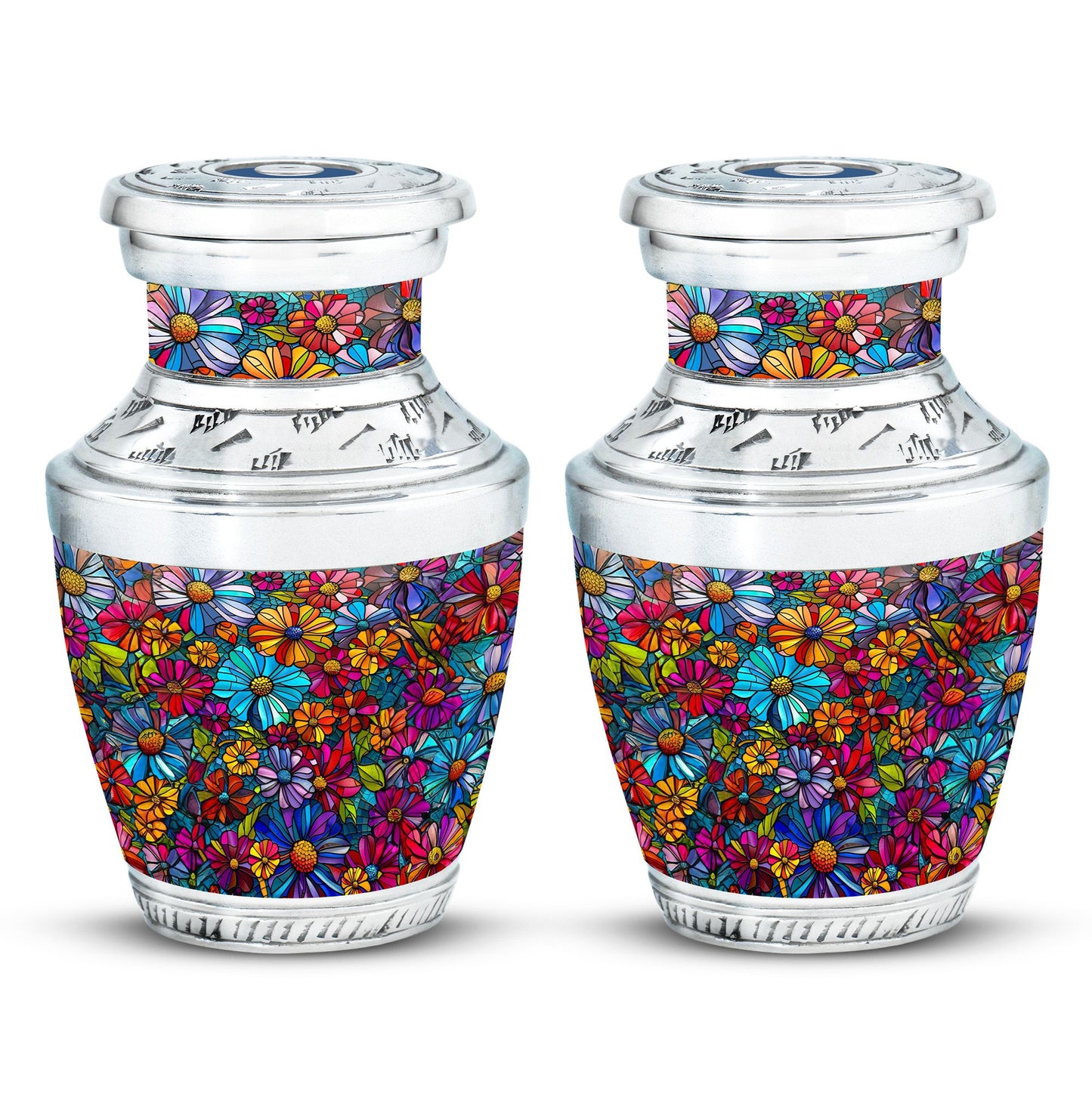Flowers Theme 3 Inch Keepsake Pack of 2