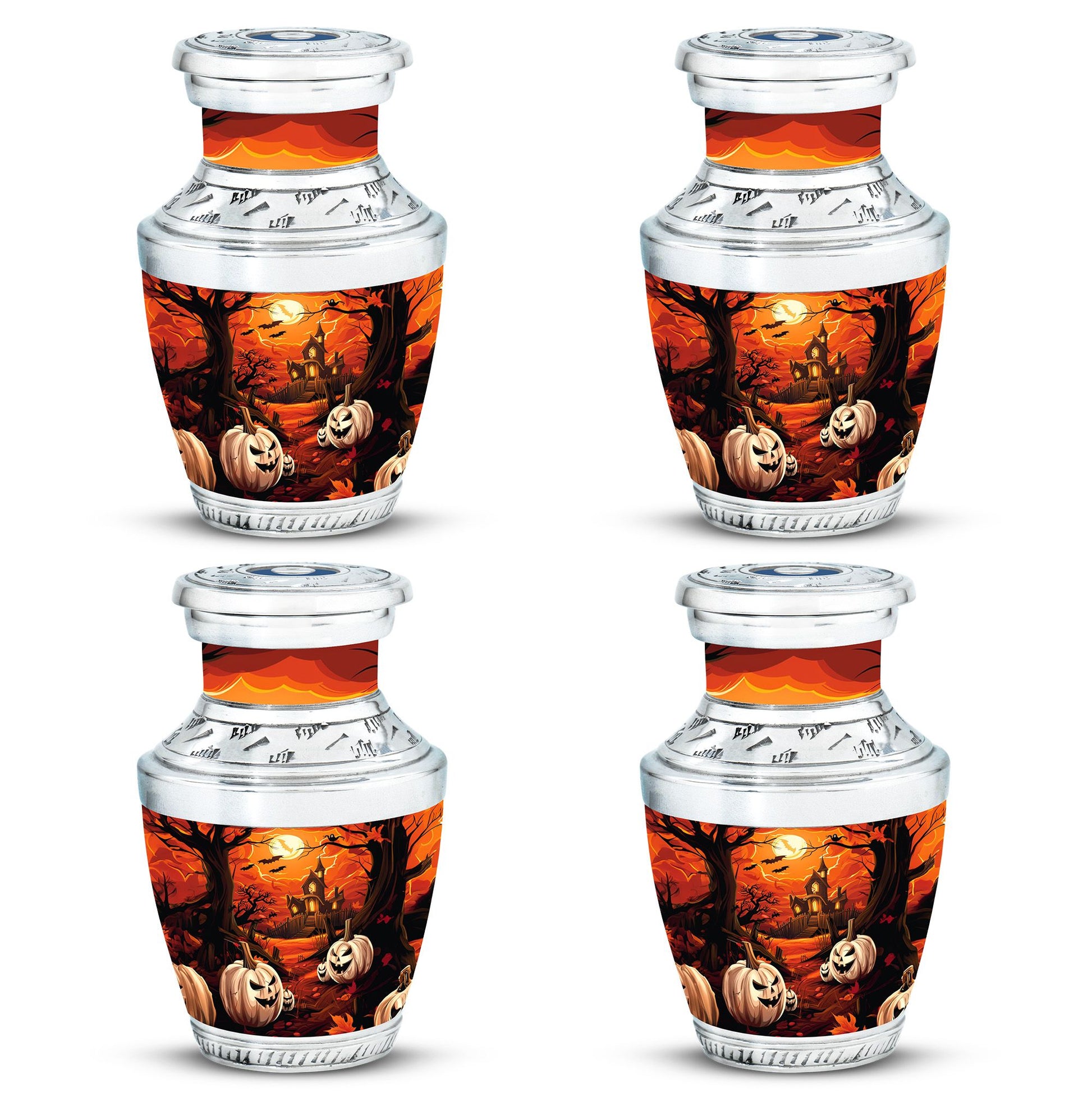 Halloween Theme 3 Inch Keepsake Pack of 4
