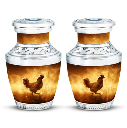 Chicken Theme 3 Inch Keepsake Pack of 2