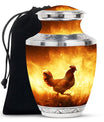 Chicken Theme Large Urn 10 Inch