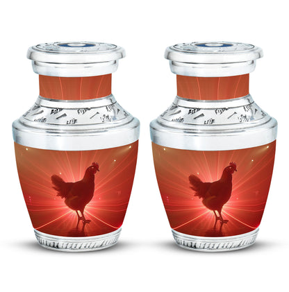 Chicken Theme 3 Inch Keepsake Pack of 2