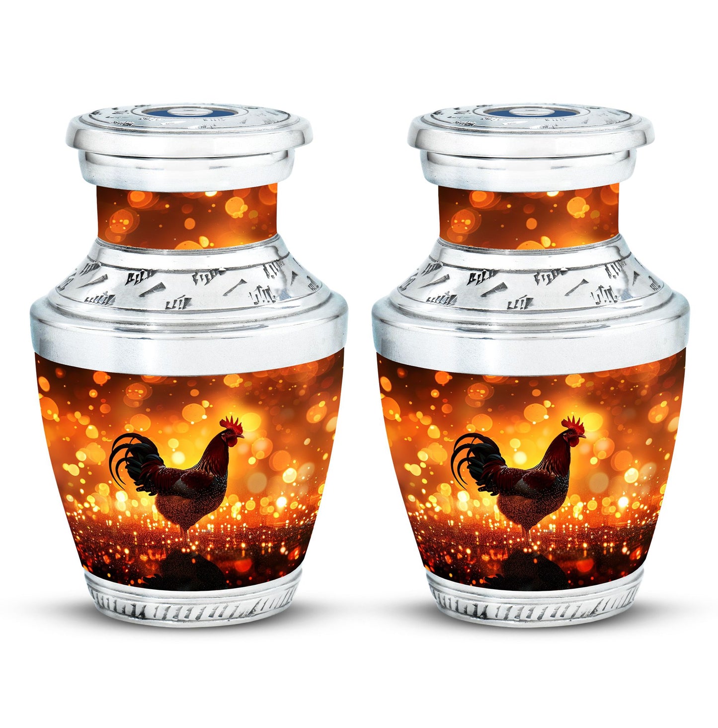 Chicken Theme 3 Inch Keepsake Pack of 2