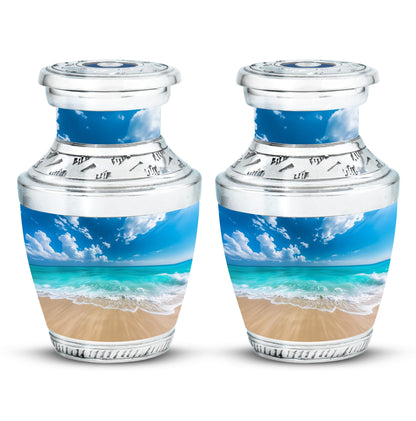 Beach Theme 3 Inch Keepsake Pack of 2