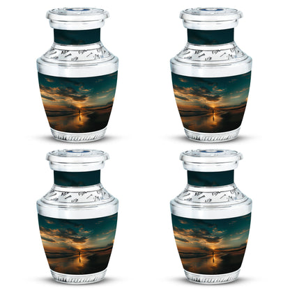 Beach Theme 3 Inch Keepsake Pack of 4