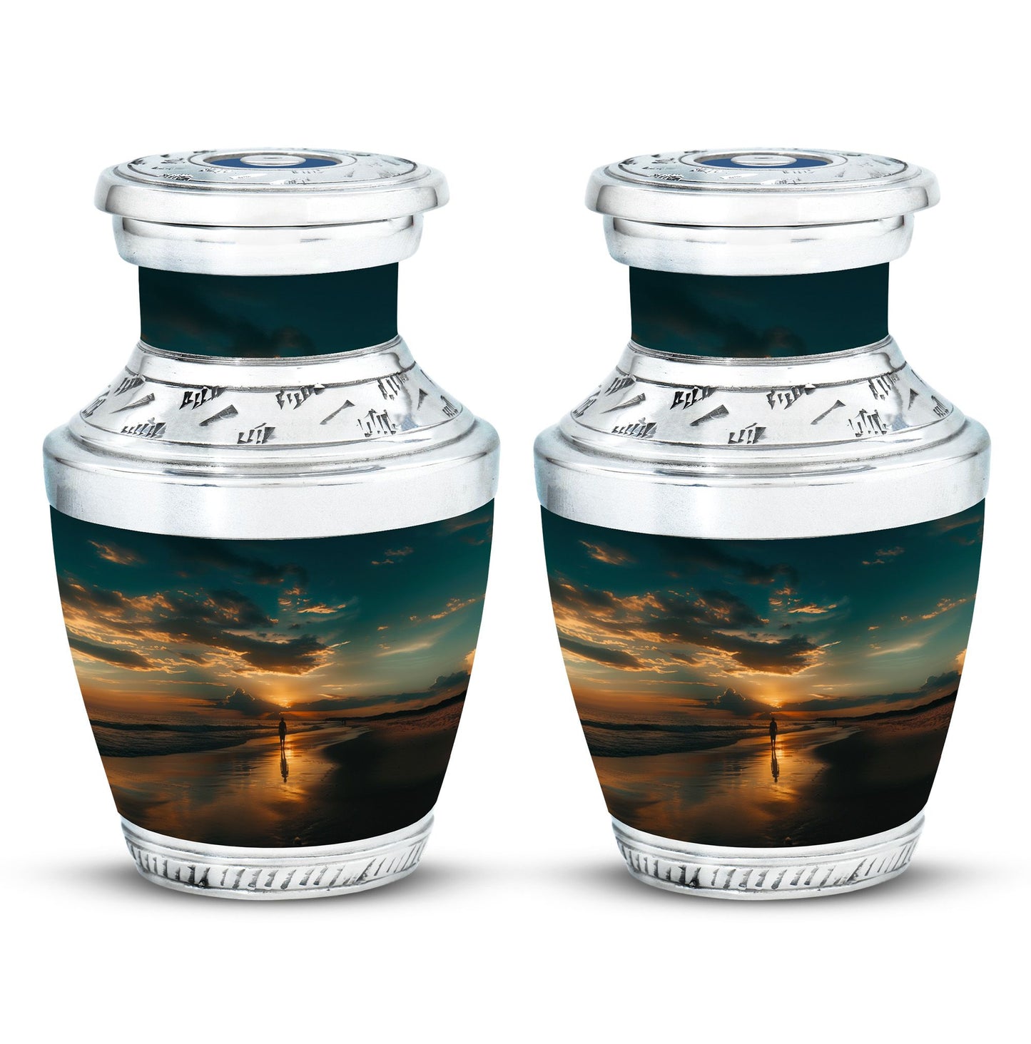 Beach Theme 3 Inch Keepsake Pack of 2