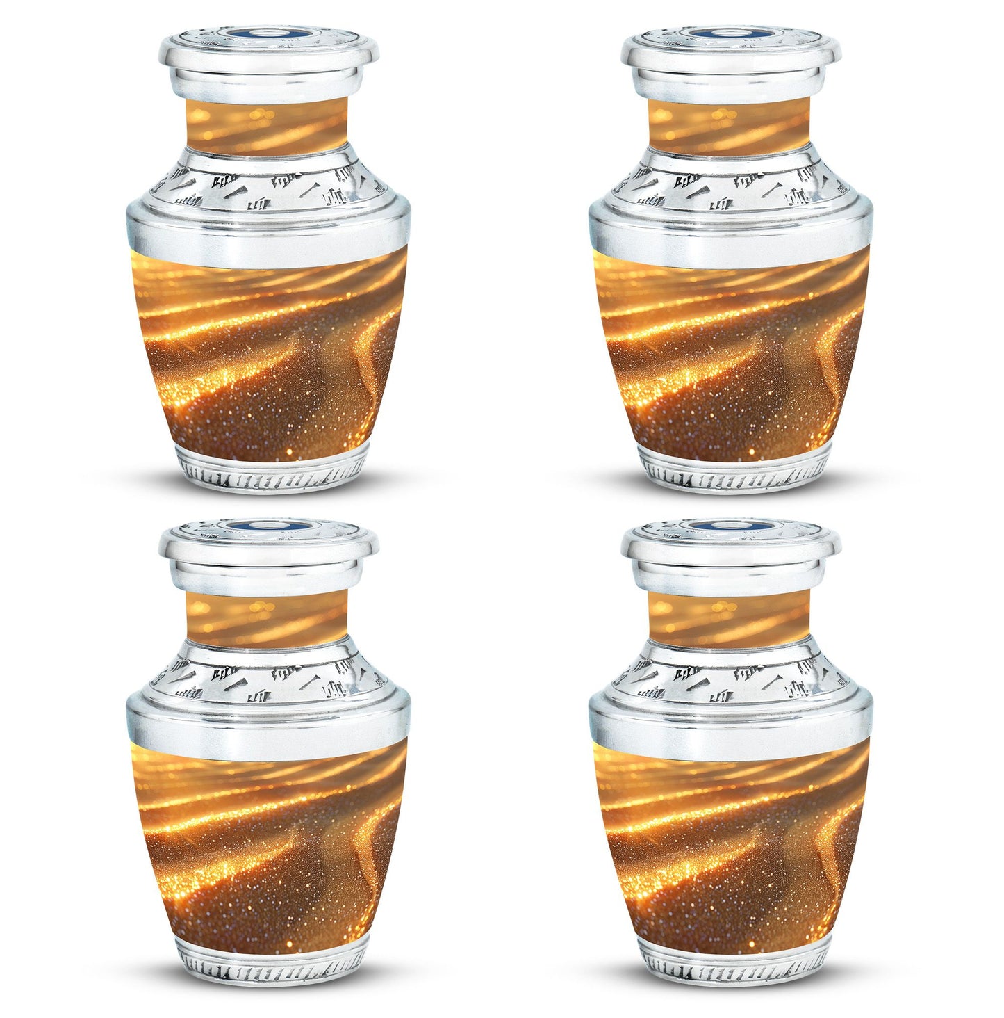Beach Theme 3 Inch Keepsake Pack of 4