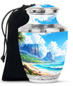 Beach Theme Large Urn 10 Inch