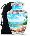 Beach Theme Large Urn 10 Inch