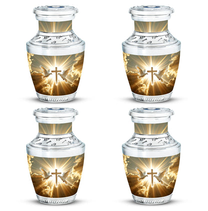 Dove Theme 3 Inch Keepsake Pack of 4