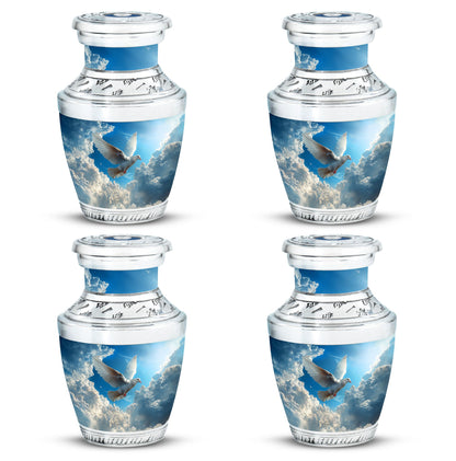 Dove Theme 3 Inch Keepsake Pack of 4