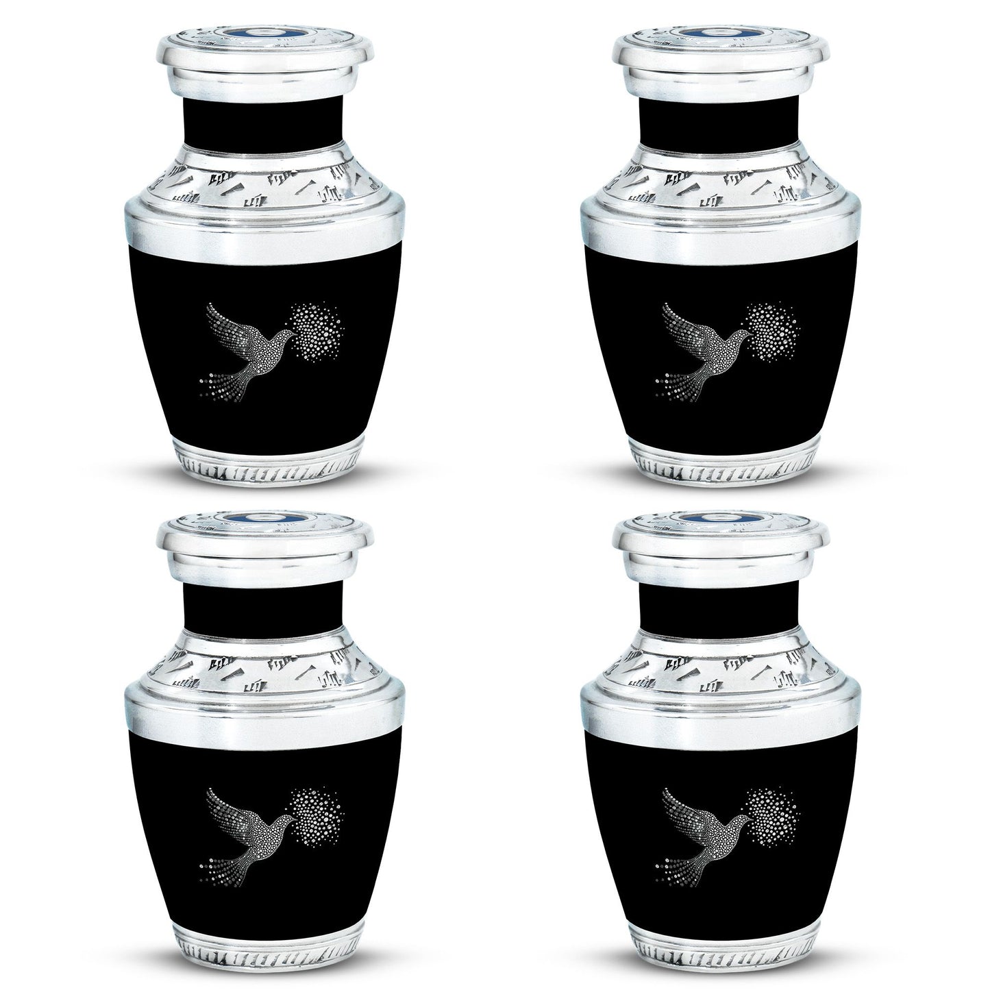 Dove Theme 3 Inch Keepsake Pack of 4