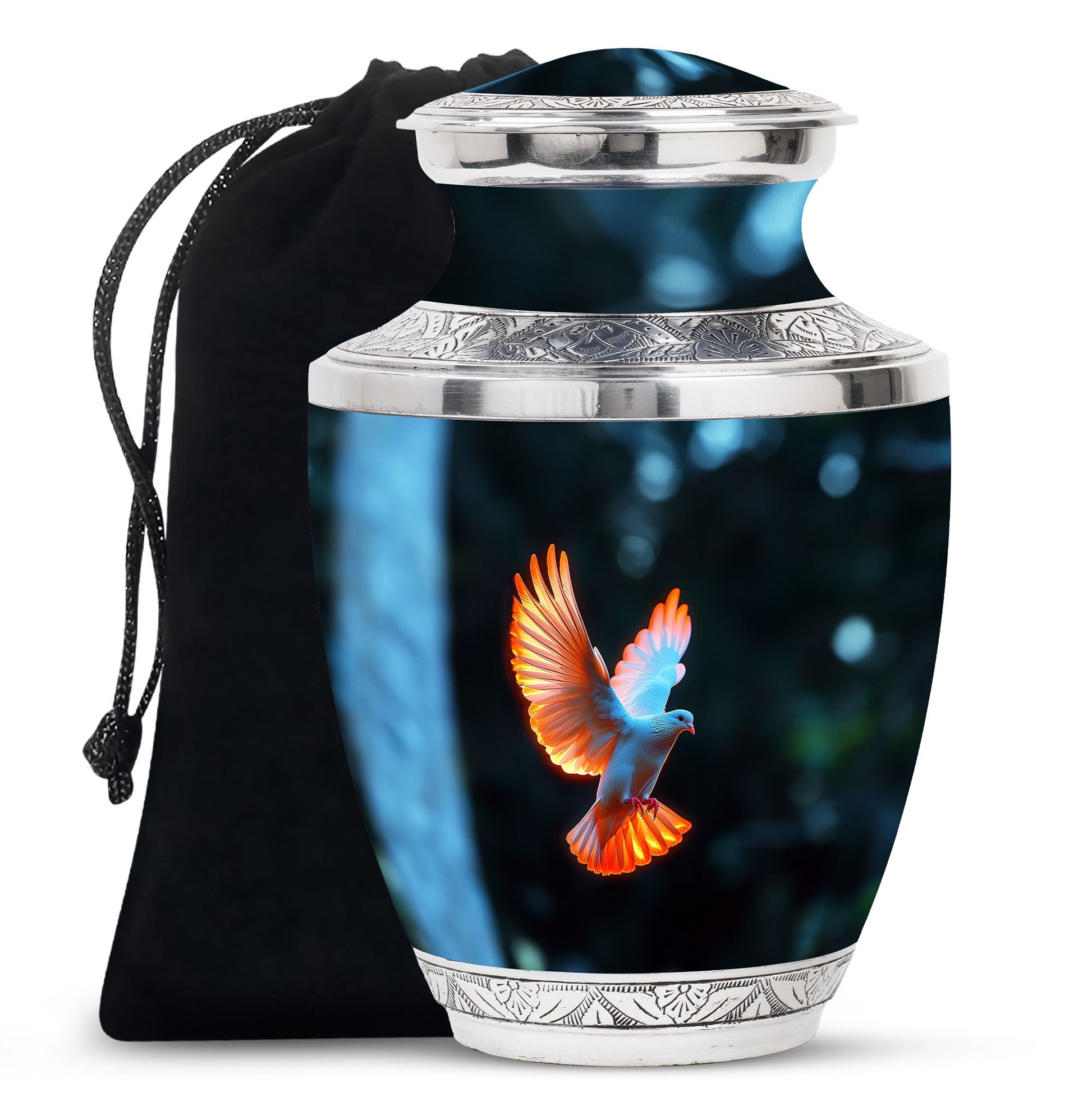 Dove Theme Large Urn 10 Inch