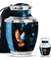 Dove Theme Large Urn With 1 Keepsake Urn