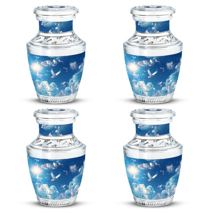 Dove Theme 3 Inch Keepsake Pack of 4