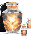 Dove Theme Large Urn With 2 Keepsake Urn