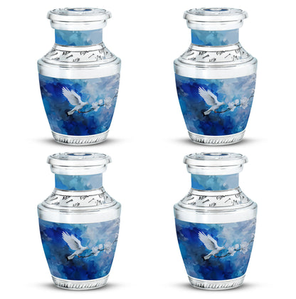 Dove Theme 3 Inch Keepsake Pack of 4