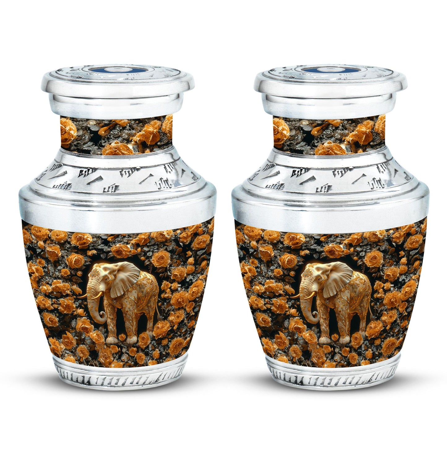 Elephant Theme 3 Inch Keepsake Pack of 2