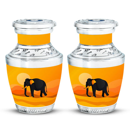 Elephant Theme 3 Inch Keepsake Pack of 2