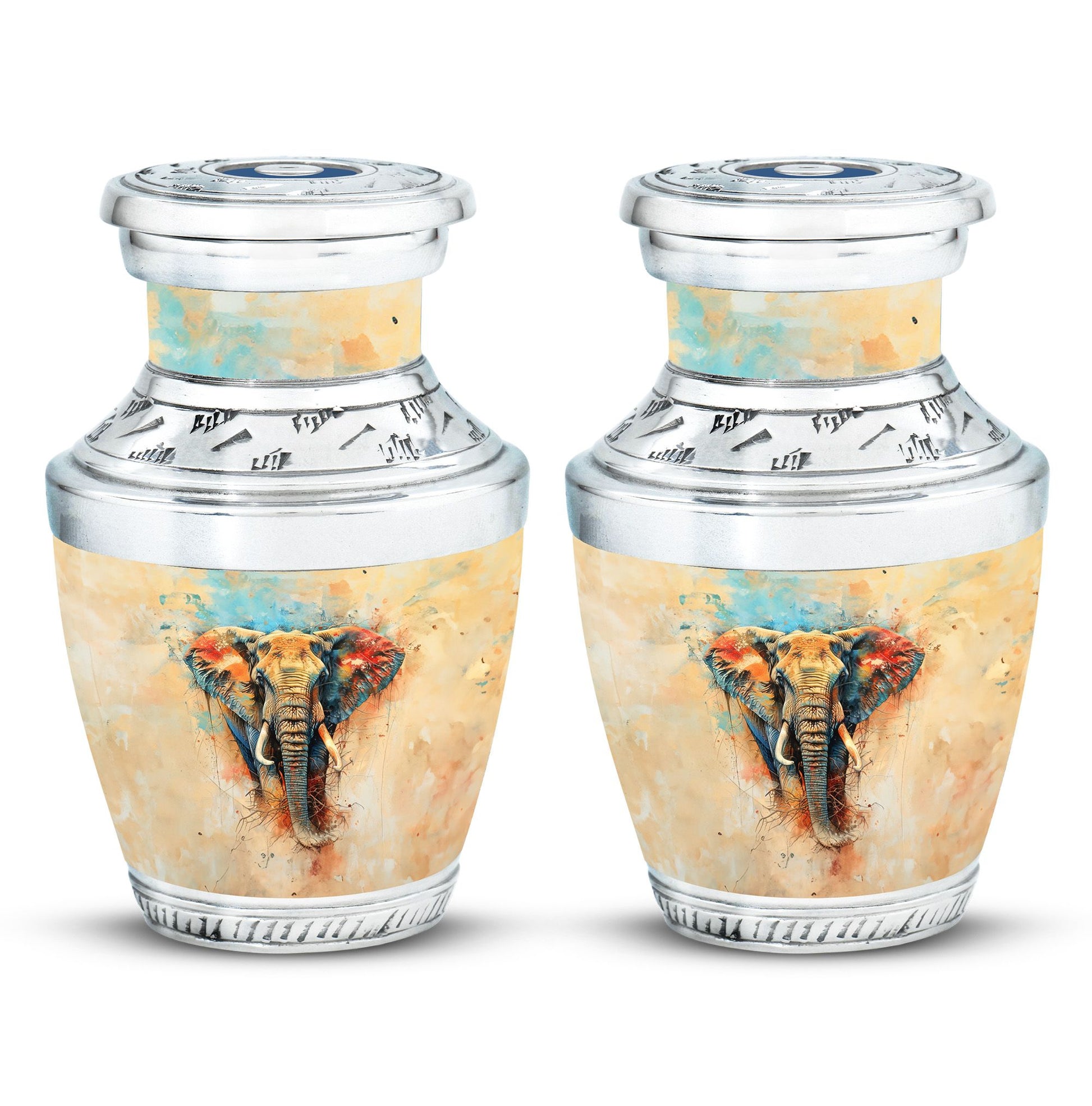 Elephant Theme 3 Inch Keepsake Pack of 2