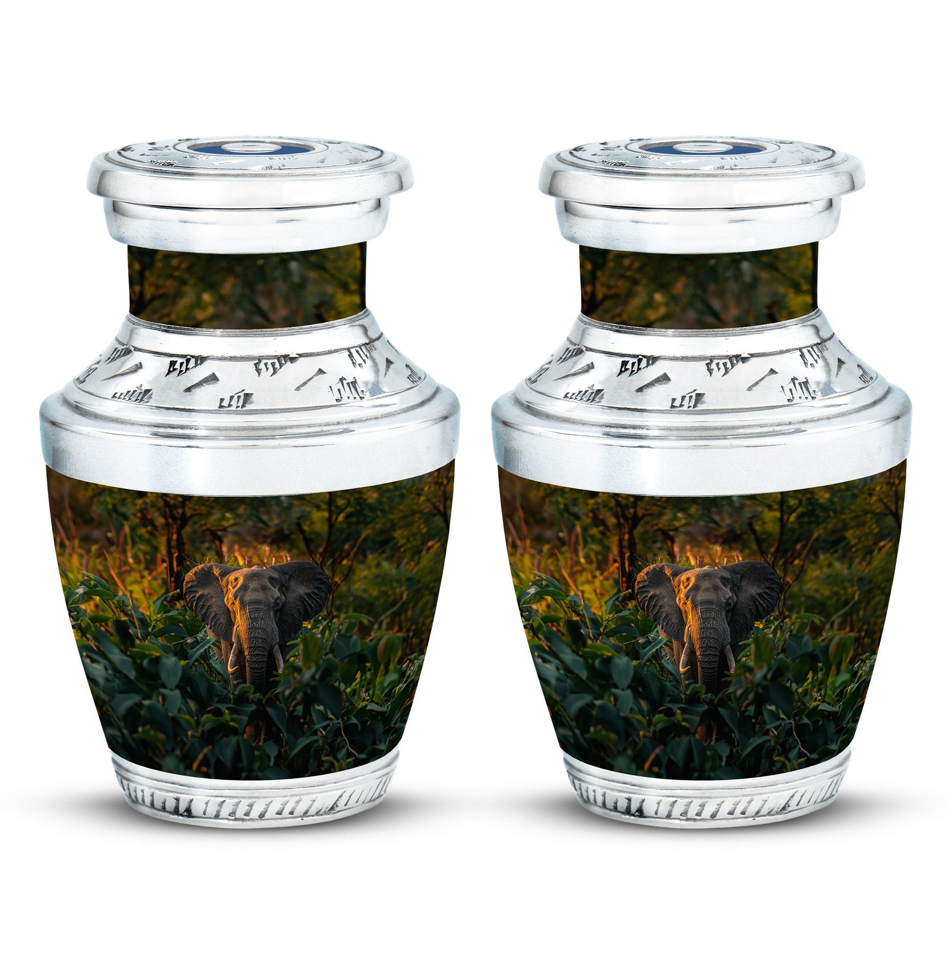 Elephant Theme 3 Inch Keepsake Pack of 2