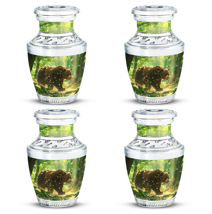 Bear Theme 3 Inch Keepsake Pack of 4