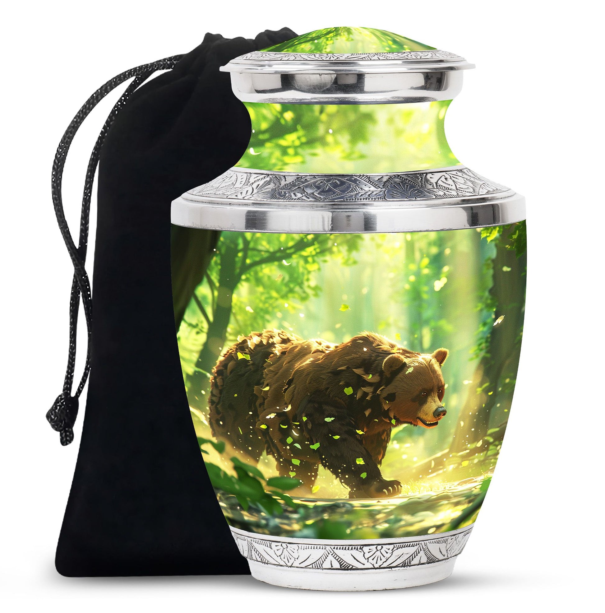 Bear Theme Large Urn 10 Inch