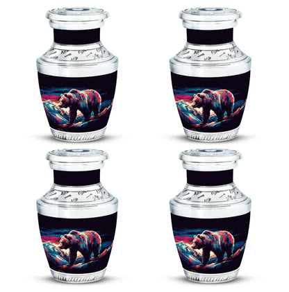 Bear Theme 3 Inch Keepsake Pack of 4