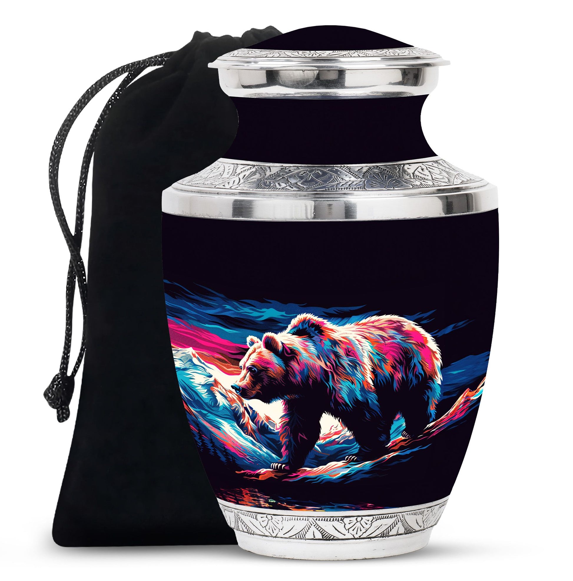 Bear Theme Large Urn 10 Inch