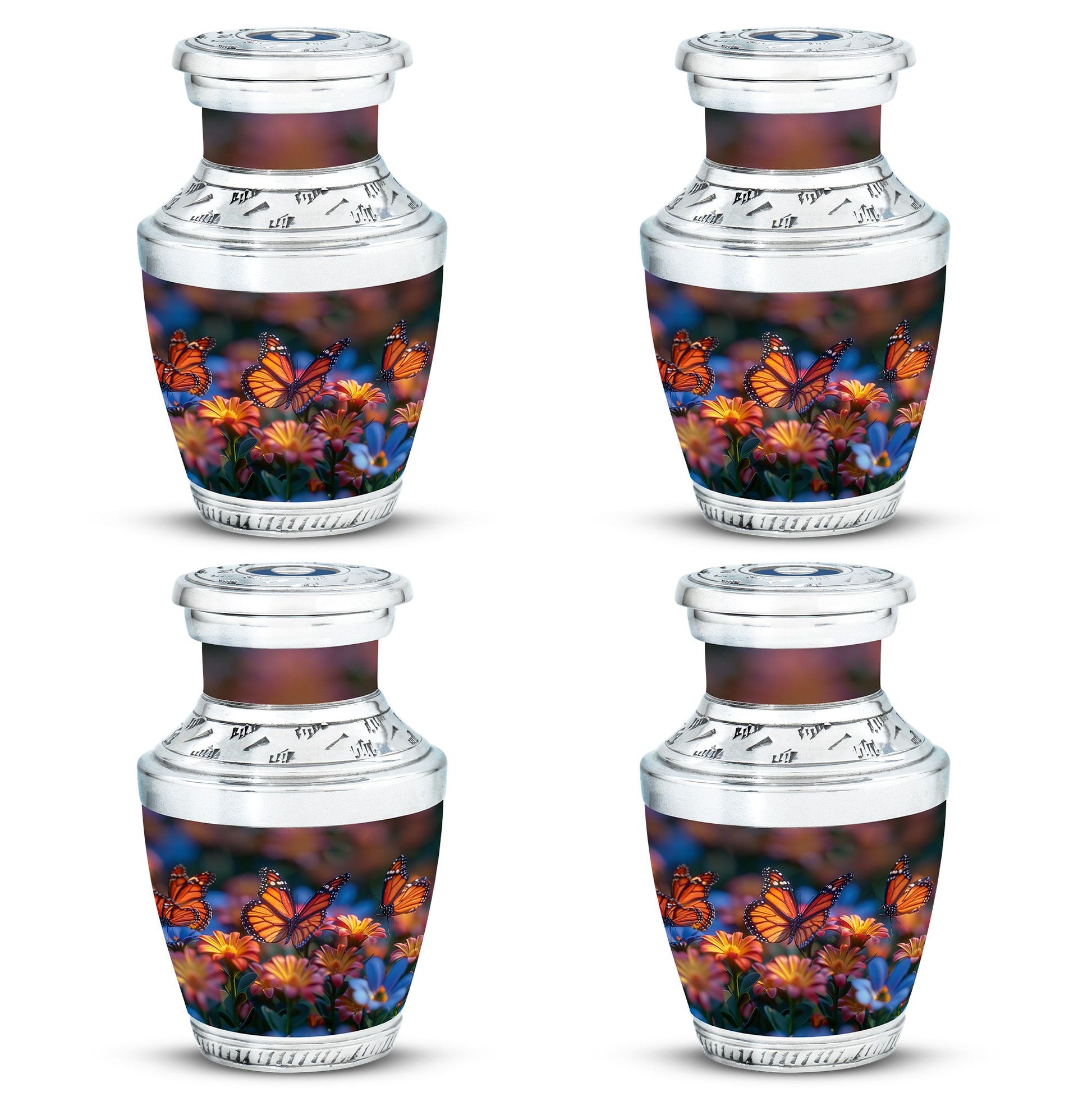 Butterfly Theme 3 Inch Keepsake Pack of 4