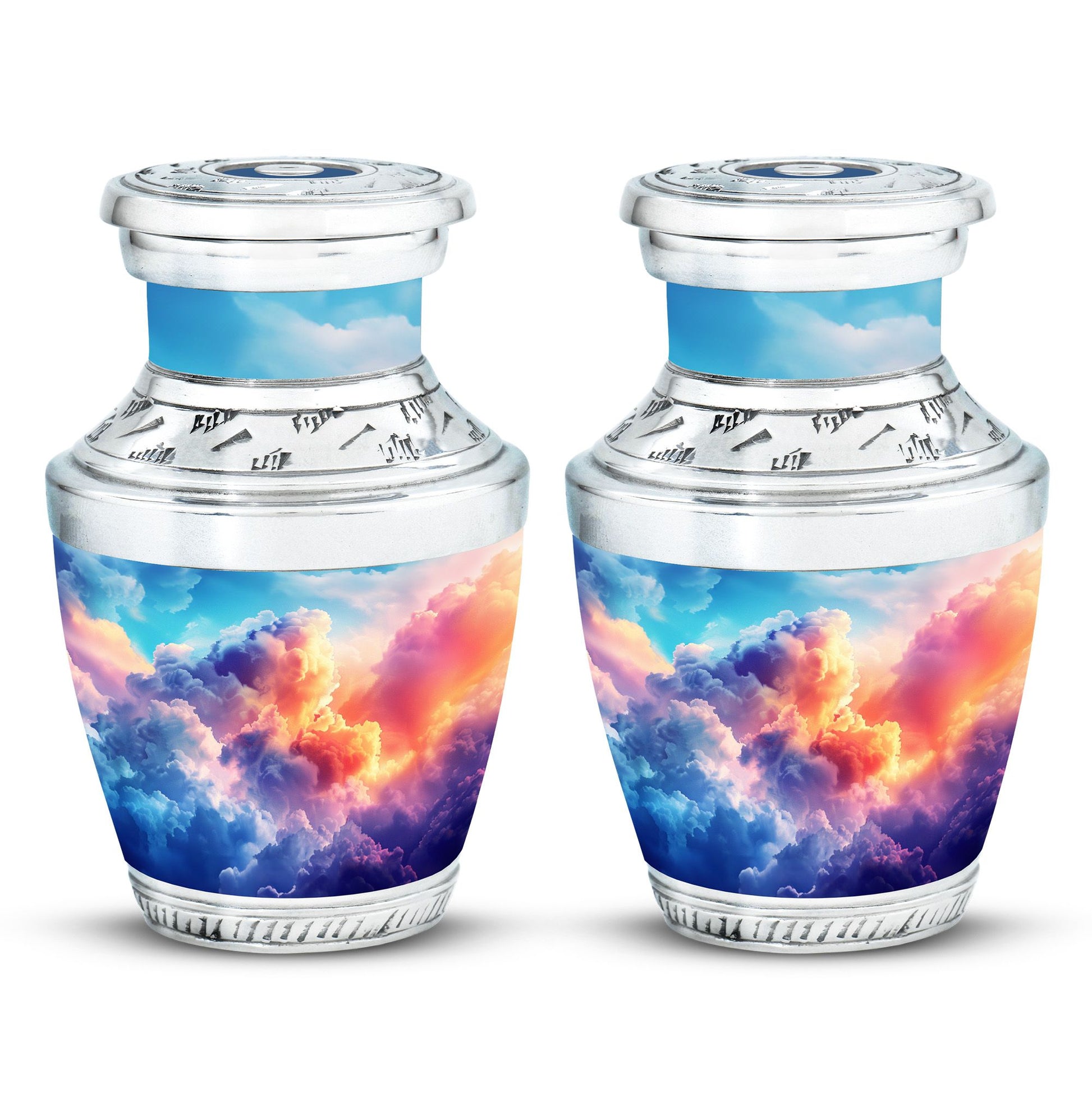 Clouds Theme 3 Inch Keepsake Pack of 2