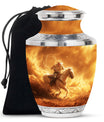 Cowboy Theme Large Urn 10 Inch