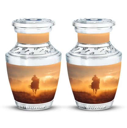 Cowboy Theme 3 Inch Keepsake Pack of 2