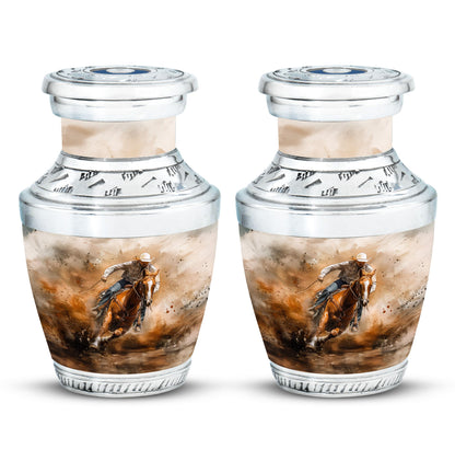 Cowboy Theme 3 Inch Keepsake Pack of 2