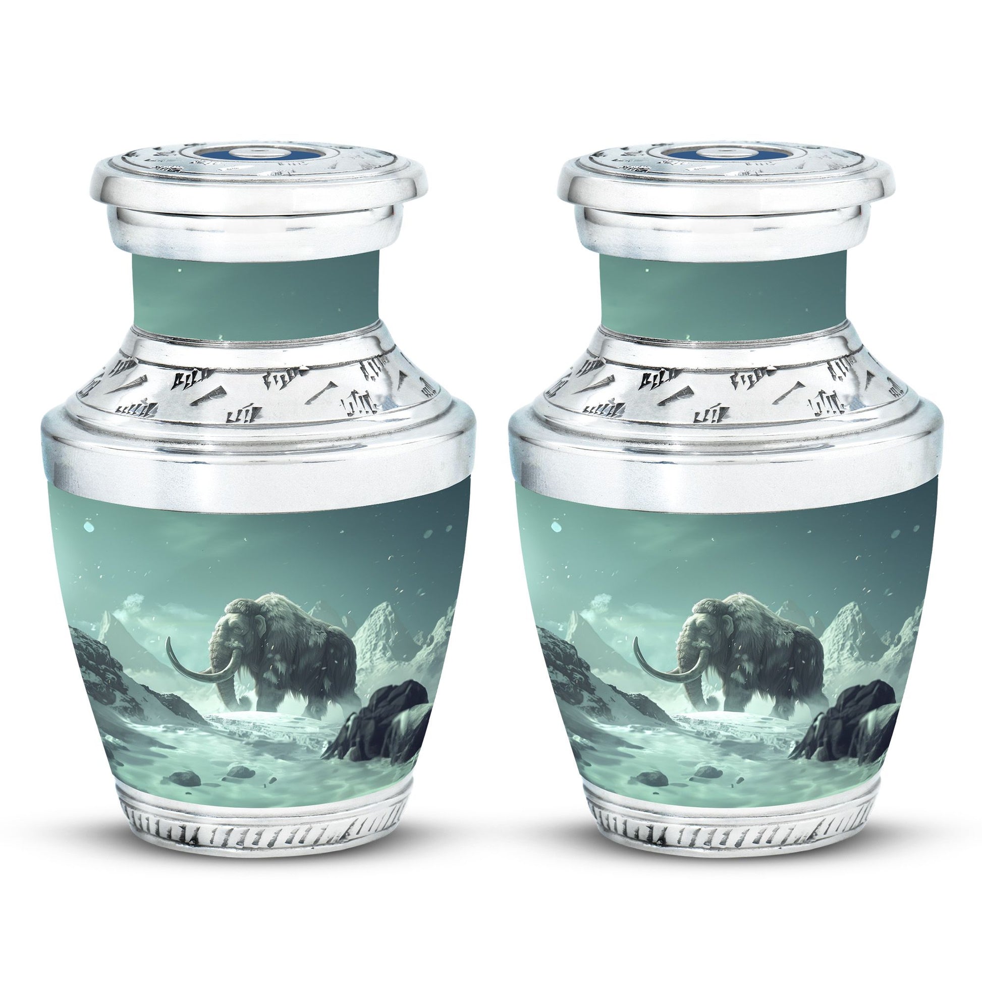 Mamoth Theme 3 Inch Keepsake Pack of 2