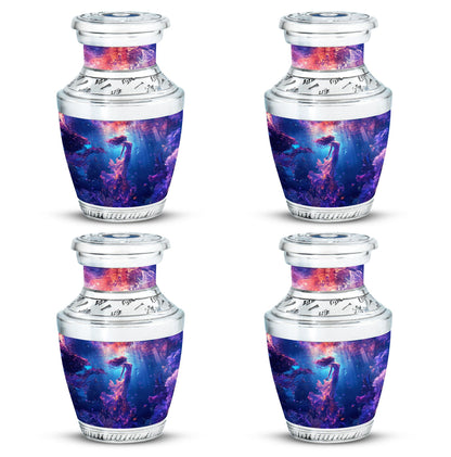 Mermaid Theme 3 Inch Keepsake Pack of 4