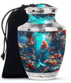 Mermaid Theme Large Urn 10 Inch