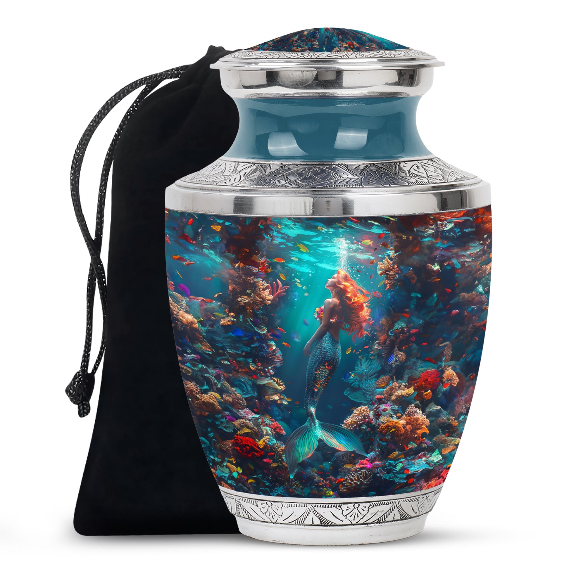 Mermaid Cremation Urns For Men and Women - Mermaid Memorial Urns