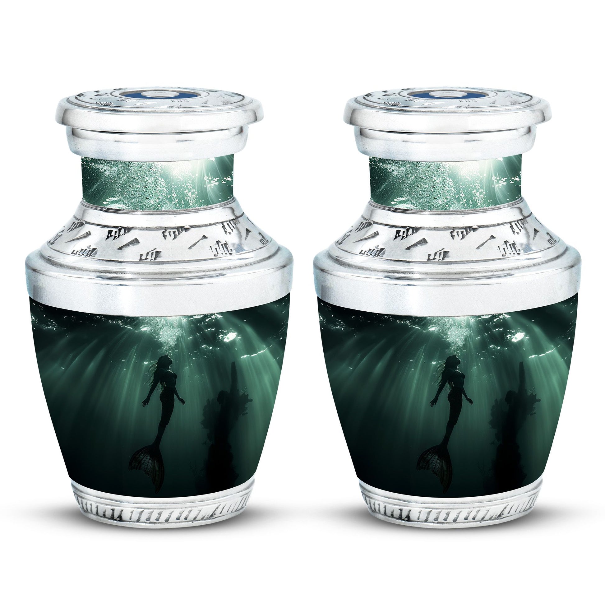 Mermaid Theme 3 Inch Keepsake Pack of 2