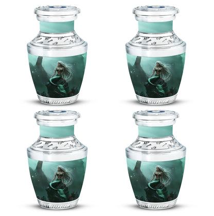 Mermaid Theme 3 Inch Keepsake Pack of 4