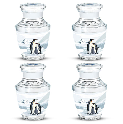 Penguin Theme 3 Inch Keepsake Pack of 4