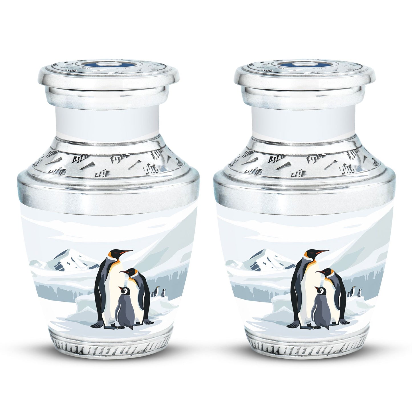 Penguin Theme 3 Inch Keepsake Pack of 2