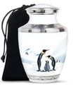 Penguin Theme Large Urn 10 Inch