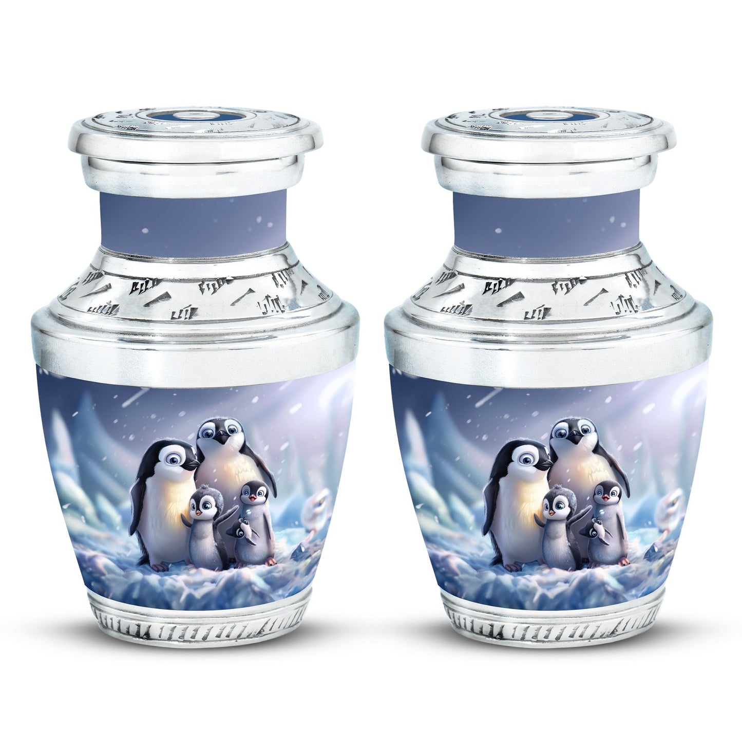 Penguin Theme 3 Inch Keepsake Pack of 2