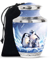 Penguin Theme Large Urn 10 Inch