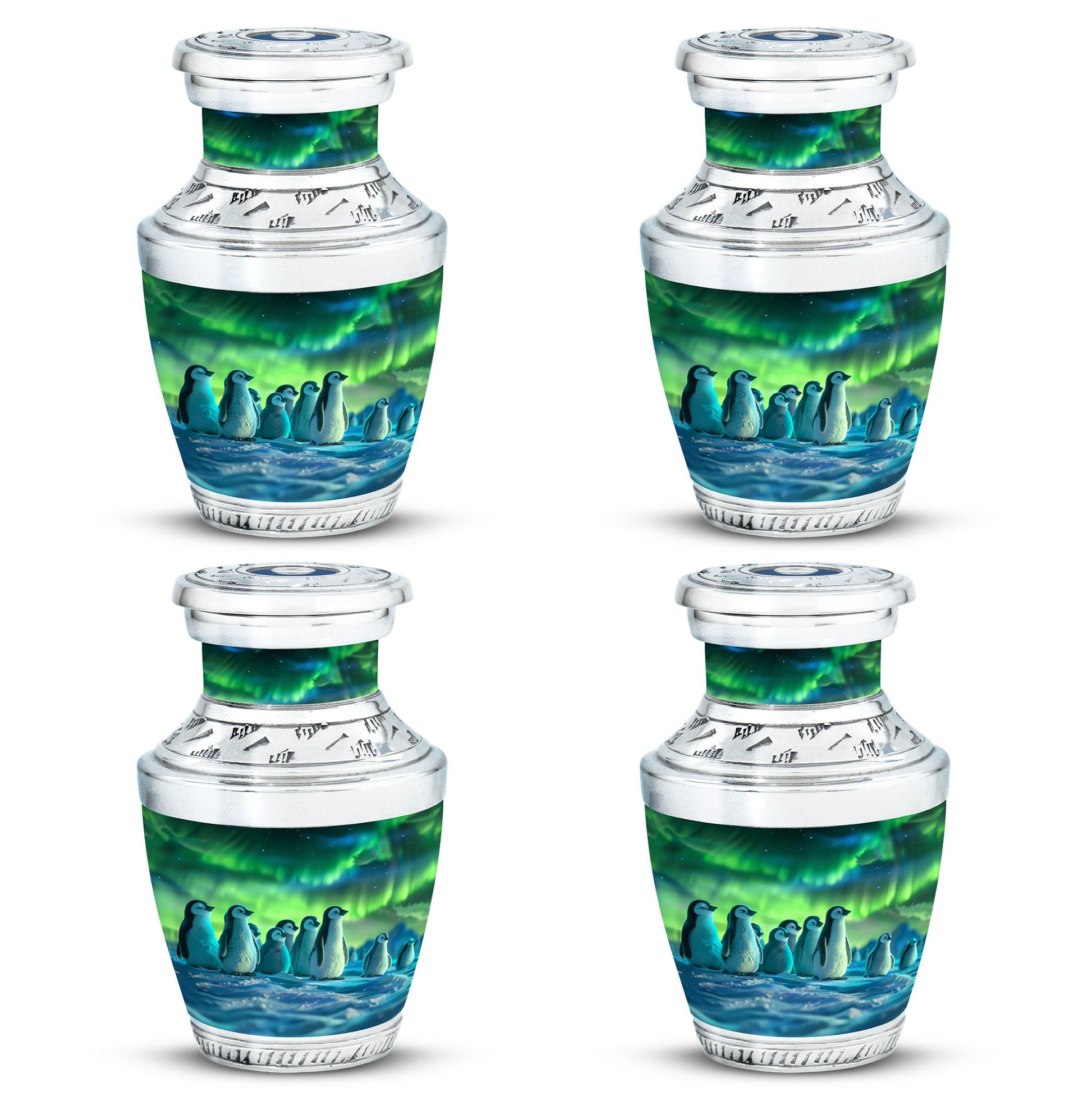 Penguin Theme 3 Inch Keepsake Pack of 4