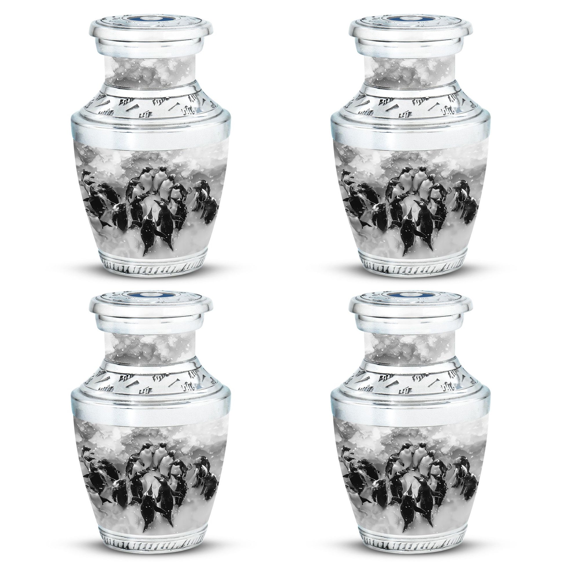 Penguin Theme 3 Inch Keepsake Pack of 4