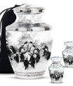 Penguin Theme Large Urn With 2 Keepsake Urn