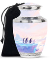 Penguin Theme Large Urn 10 Inch